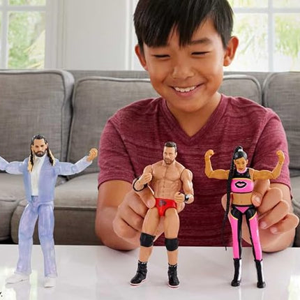 WWE Action Figure, 6-inch Collectible LA Knight with 10 Articulation Points & Life-Like Look, HTW17