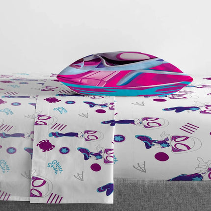 Marvel Spidey & His Amazing Friends Ghost Spidey Toddler Size Sheet Set - Super Soft Kids 3 Piece Bedding Set - Fade Resistant Microfiber Sheets