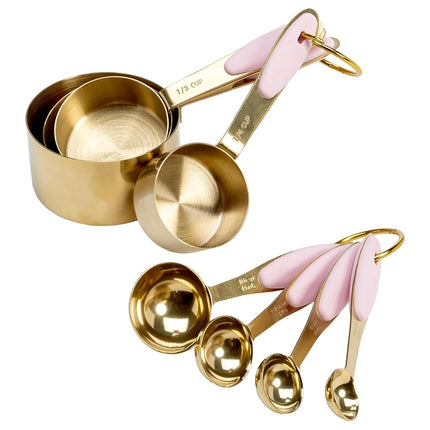 Paris Hilton Measuring Cups and Spoons Set, Stainl