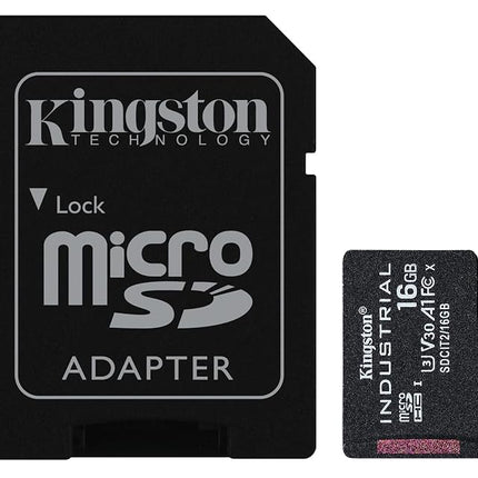 Kingston Industrial 16GB microSDHC C10 A1 pSLC Car