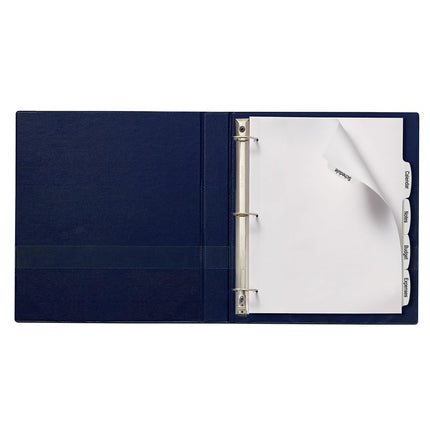 Avery Big Tab Printable White Label Dividers with Easy Peel, 5 Tabs, 4 Sets (14432)