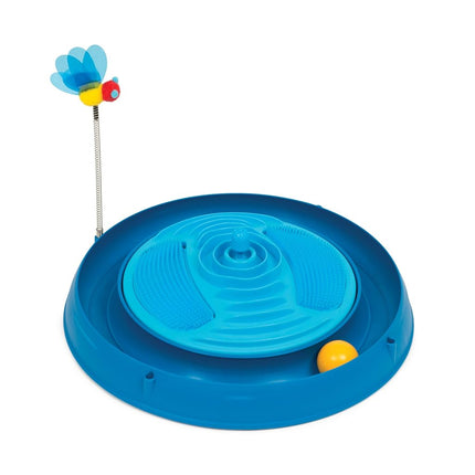 Catit 43001 Play 3 in 1 Circuit Ball Toy with Catnip Massager