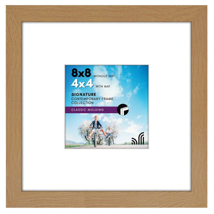 Americanflat 8x8 Picture Frame with Shatter-Resist