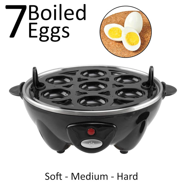 Brentwood Appliances TS-1045BK Electric Egg Cooker with Auto Shutoff (Black), One Size,