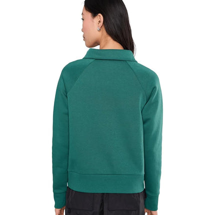 Under Armour Women's Rival Fleece Half Zip, (338) Rack Green / / White, 3X-Large Tall