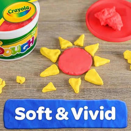 Pâte à modeler Crayola – Rouge (1,36 kg), pâte à modeler en vrac pour enfants, alternative à l'argile, pot refermable, à partir de 3 ans, idéal pour les loisirs créatifs des enfants