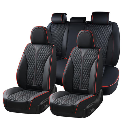 Coverado Car Seat Covers Full Set, Nappa Leather S