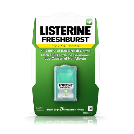 Listerine Freshburst Pocketpaks Breath Strips, 24-