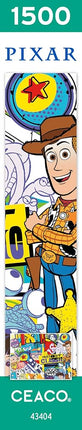 Ceaco - Disney - Pixar - Graffiti - 1500 Piece Jigsaw Puzzle for Adults - Challenging Puzzle Perfect for Game Nights - Finished Size is 38.5 x 26.5