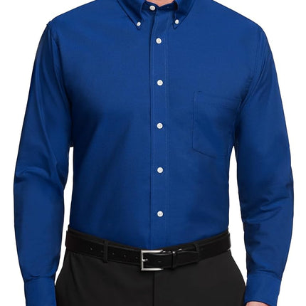 Van Heusen Men's Dress Shirt Regular Fit Oxford So