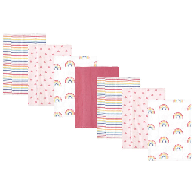 Hudson Baby Unisex Baby Cotton Flannel Burp Cloths