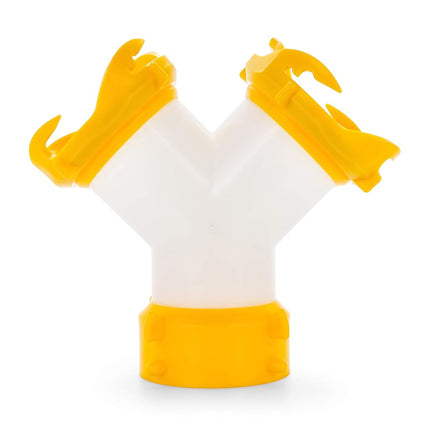 Camco 39629 Revolution Translucent Wye Fitting -Connects Two Sewer Hoses with Lug Fittings The Same Dump Station, Odor Tight Connection