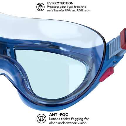 Speedo Unisex Child Swim Goggles Biofuse 2.0 Junior - Mask Lagoon Blue/Celeste, One Size