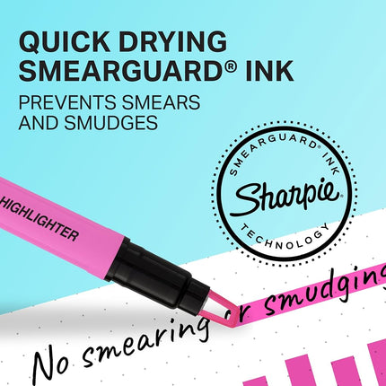 Rotuladores Sharpie Clear View 3/Paq - Amarillo, Verde y Rosa