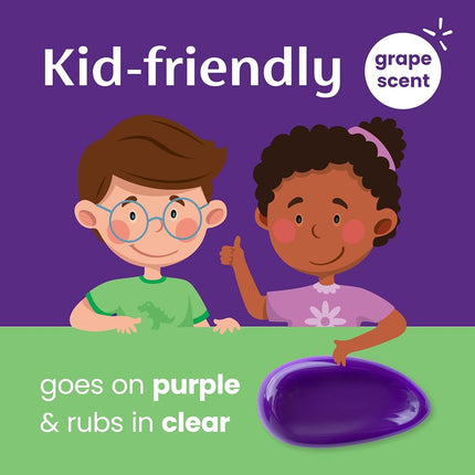 Mederma Scar Gel for Kids, Reduces the Appearance of Scars, 1 Pediatrician Recommended, Goes on Purple, Rubs in Clear, Kid Friendly, Grape Scent, Twin Pack for Kids 40g (2 x 20g)