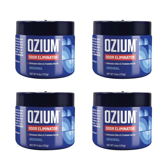 Ozium® Original - Eliminates Smoke & Odors Freshens Air - Car Home Office 4.5oz x4