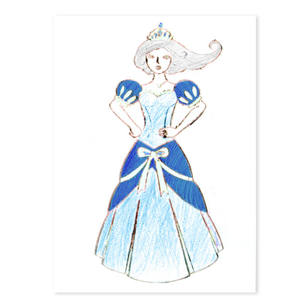 Melissa & Doug Kit de actividad de diseño de princesas