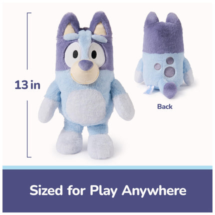 GUND Bluey Peluche Súper Suave, Hecho con Materiales Reciclados, Animales de Peluche para Niños y Bebés, Azul, 33 cm
