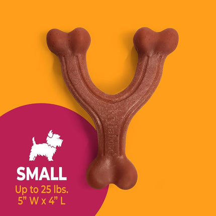 Nylabone Strong Chew Wishbone Dog Toy, Dog Toys for Aggressive Chewers
