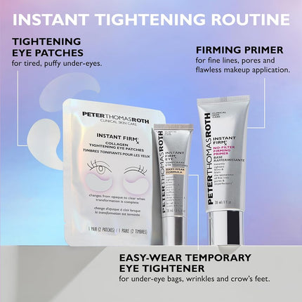 Peter Thomas Roth | Instant FIRMx® Collagen Tightening Eye Patches | Eye Patches For Firming Under-Eye Bags & Wrinkles | Eye Masks For Puffiness