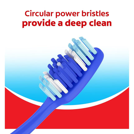 Colgate Extra Clean Full Head Toothbrush, Medium - 6 Count
