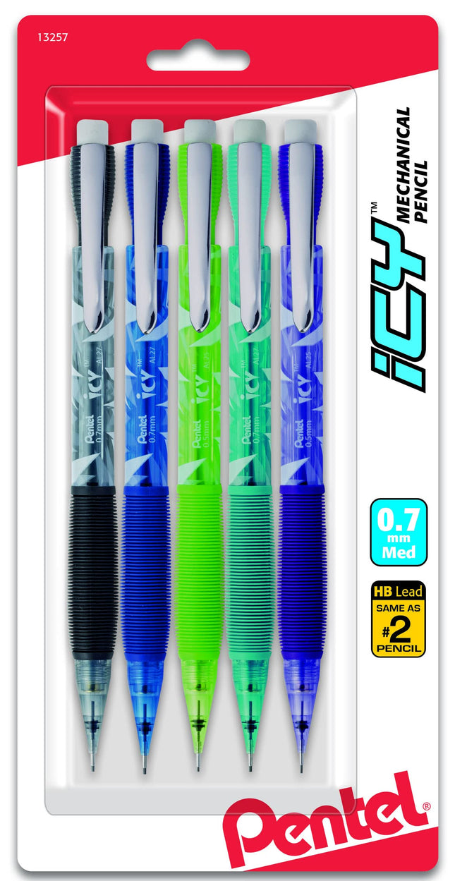 Pentel Icy Razzle-Dazzle Automatic Pencil, 0.7 mm,