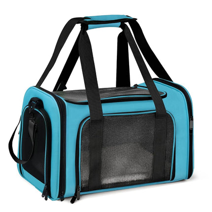 Henkelion Large Cat Carrier for Large Cats Dogs Pu