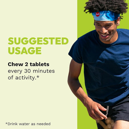 SaltStick - Electrolyte FastChews - Green Apple, 60 Chewable Tablets