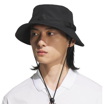 adidas Mens Victory Bucket Hat for Men – Athletic Sun Cap for Outdoors, Black/5.0, S/M