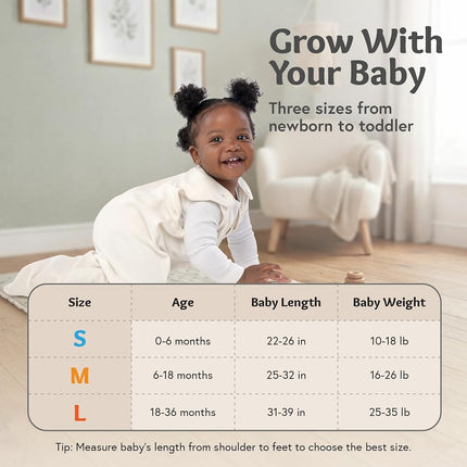 baby deedee - Cotton Baby Sleeping Bag Sack - Sleep nest Basic, Indoor Wearable Blanket, Infants and Toddlers, Marshmallow Pink, Medium (6-18 Months), (297)