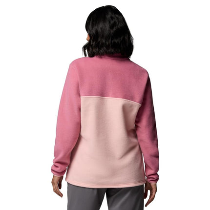 Columbia womens Benton Springs 1/2 Snap Pullover, Pink Sand/Rosette, 3X