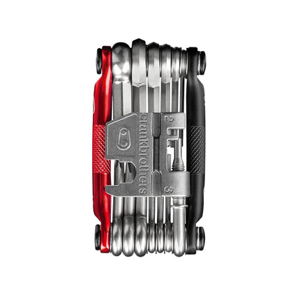 Crankbrothers Multi-19 Mini Tool, Black/Red