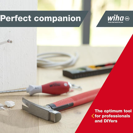 Wiha SB846300E Electrician's, 300 g Hammer Head, Red