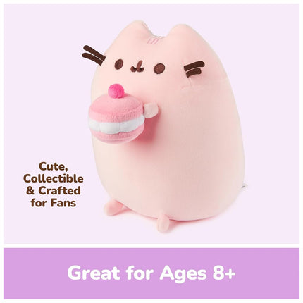 GUND Plush 9.5in CherryMacaronSqsh