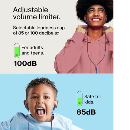 Belkin SoundForm Wired Earbuds with USB-C Connector, in-Ear Earphones w/Microphone - USB-C Headphones for iPhone 17, iPhone 16, iPad mini, Galaxy S25, Google Pixel 9, Android, and More - Blue