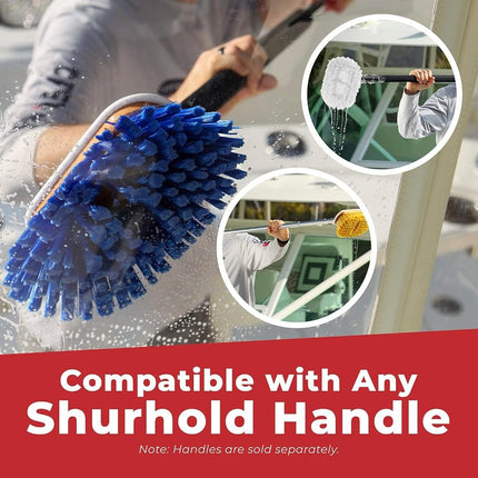 Shurhold 970 6" Deck Brush with Extra Soft Blue Nylon Bristles