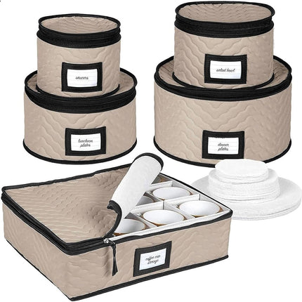 China Storage Containers 5-Piece Set Moving Boxes, Quilted Microfiber