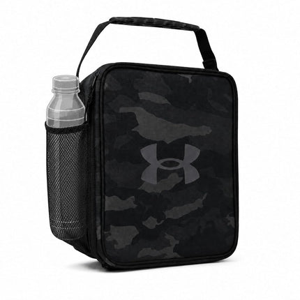 UA Scrimmage 3 Lunchbox Black Woodland Camo OSFA