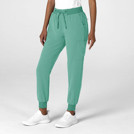 WonderWink Women's Jogger Utility Scrub Pant, Turquoise, 2X