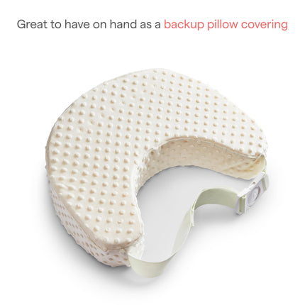Housse de coussin d'allaitement Munchkin® Ultra-Luxe pour bébé - Housse de rechange super douce lavable en machine pour coussin d'allaitement au sein ou au biberon