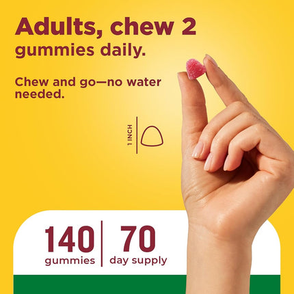 Nature Made Multivitamin + Omega-3 Gummies, 140 Count Value Size for Daily Nutritional Support† (Packaging May Vary)
