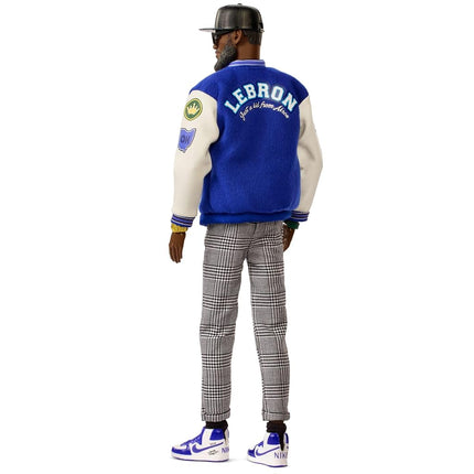 Barbie Signature LeBron James Kenbassadors Doll Collectible with Varsity Bomber Jacket Outfit & Accessories Including Headphones, Sunglasses, & More, HRM33