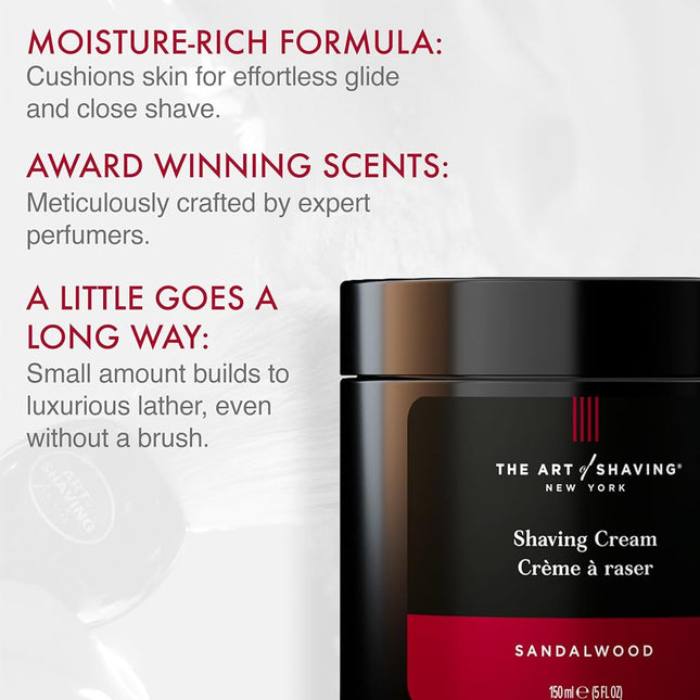 The Art Of Shaving Shaving Cream - Sandalwood Essential Oil - 150g/5.3oz