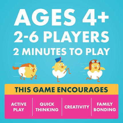 Exploding Kittens Hurry Up Chicken Butt, 2-6 Players, Age 4+ Kids Game