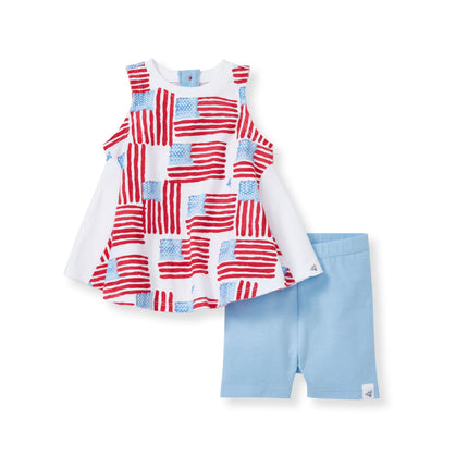 Burt's Bees Baby baby-girls Girls Top Pant SetBaby