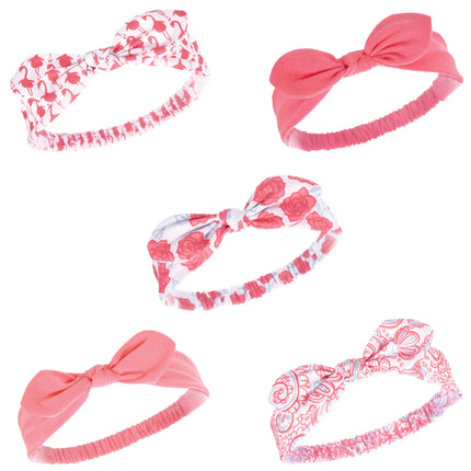 Hudson Baby Unisex Cotton and Synthetic Headbands,