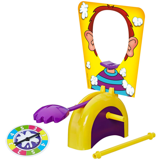 Hasbro Gaming Pie Face Juego de la Nata Juego Familiar Niños de 5 Años en Adelante