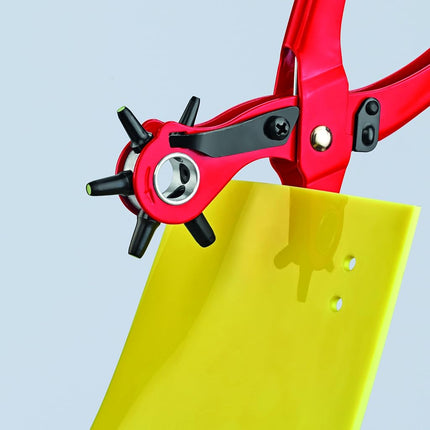KNIPEX 90 70 220 Revolving Leather Hole Punch Pliers Tool