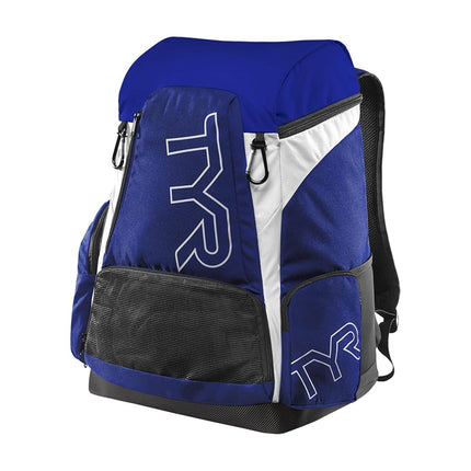 TYR Unisex Alliance Backpack - Royal White, 45 Litre