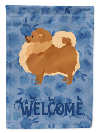 Caroline's Treasures CK6259GF Pomeranian Welcome F